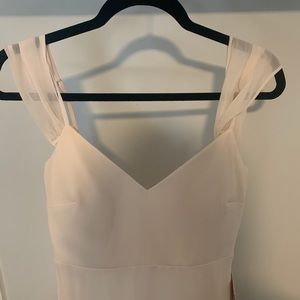 Brand new, never worn! Full length, elegant blush pink dress.